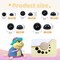 500pcs Round Black Flatback Plastic Doll Eyes – 4mm to 10mm for Crafts, Amigurumi, Plush Toys & DIY Projects
